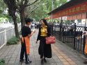 送爱心粥义工活动