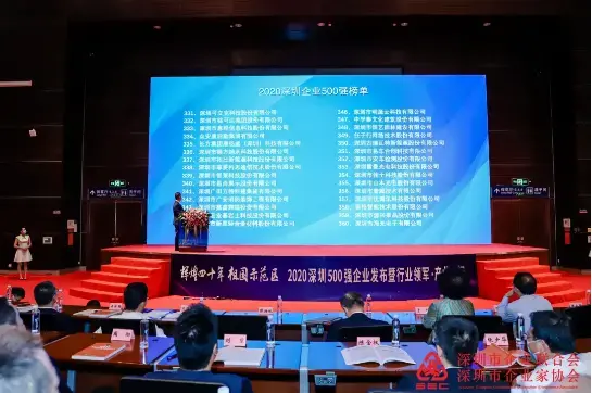 Ledman Ranks Among the Top 500 Shenzhen Enterprises in 2020