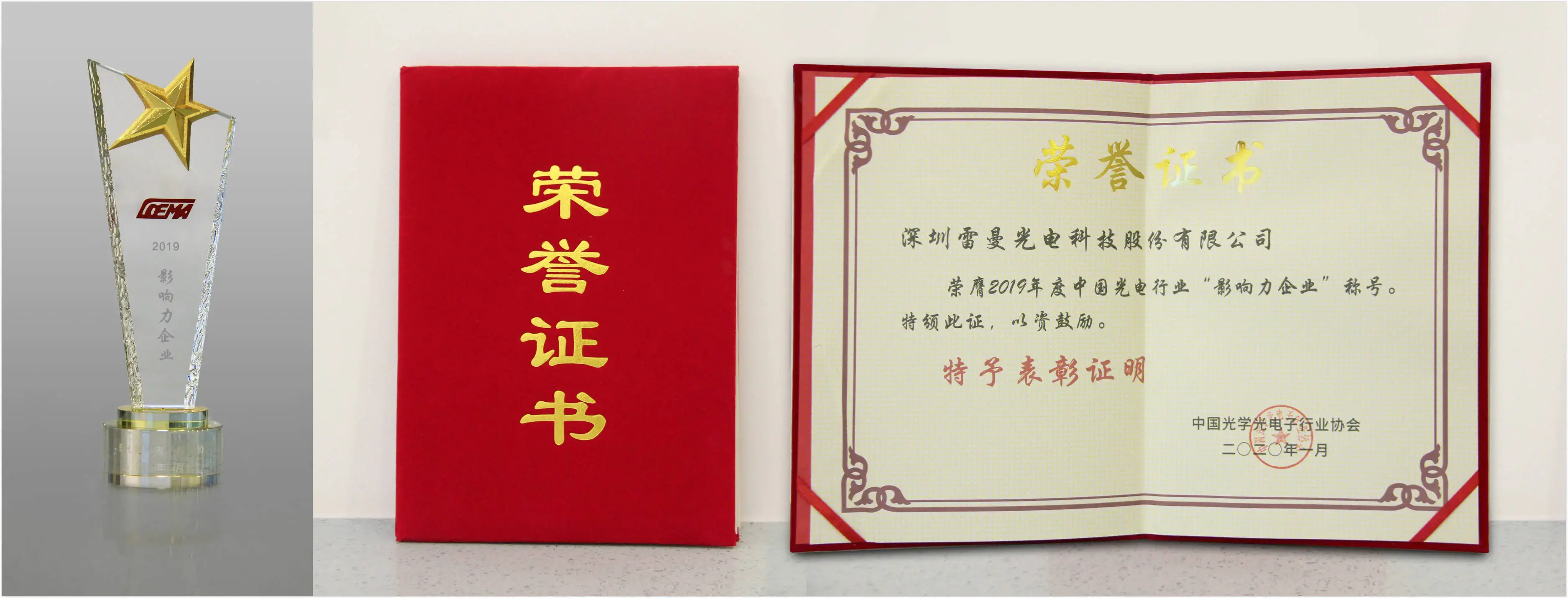 Ledman Won the Title of "Influential Enterprise" in China's Photoelectricity Industry in 2019