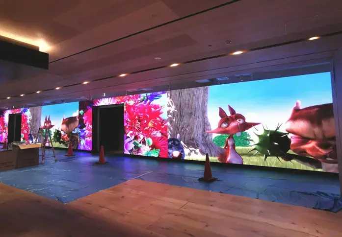 Ledman COB HD Display Serving as the “Face” of a Well-known Japanese Corporation