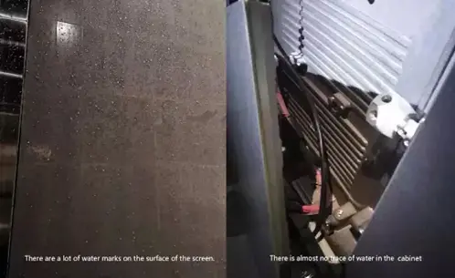 Ledman COB HD display calmly responds to sudden "washing"