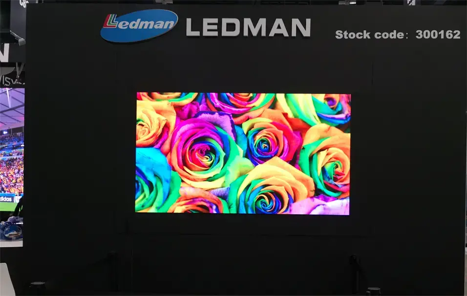 Ledman COB MilliLED Display Products Landed in North America at NAB Exhibition