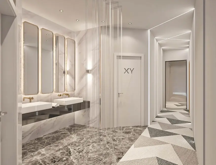 commercial bathroom lighting