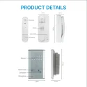 Audio door phone, RL 3207A, 2 wires, 16 ringtones, metal panel, lock release, 100 meters_m2