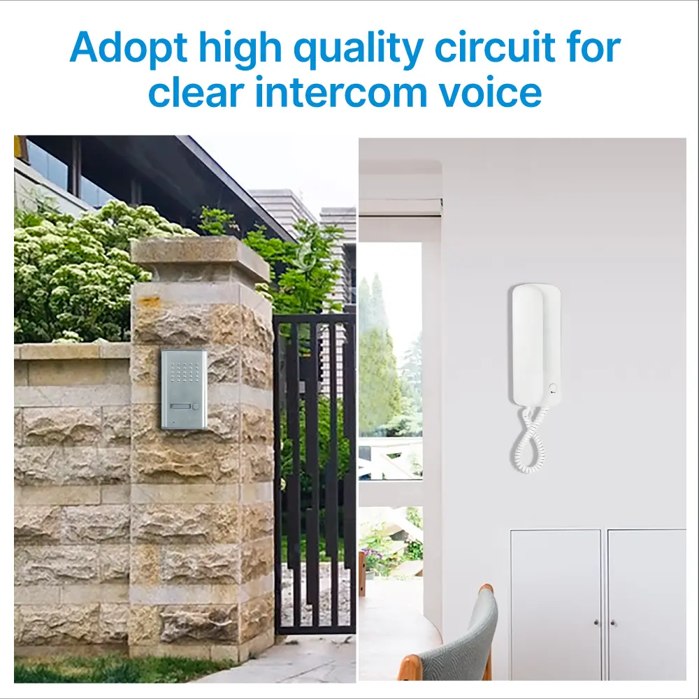 Audio-door-phone,-RL-3207A,-2-wires,-16-ringtones,-metal-panel,-lock-release,-100-meters_09