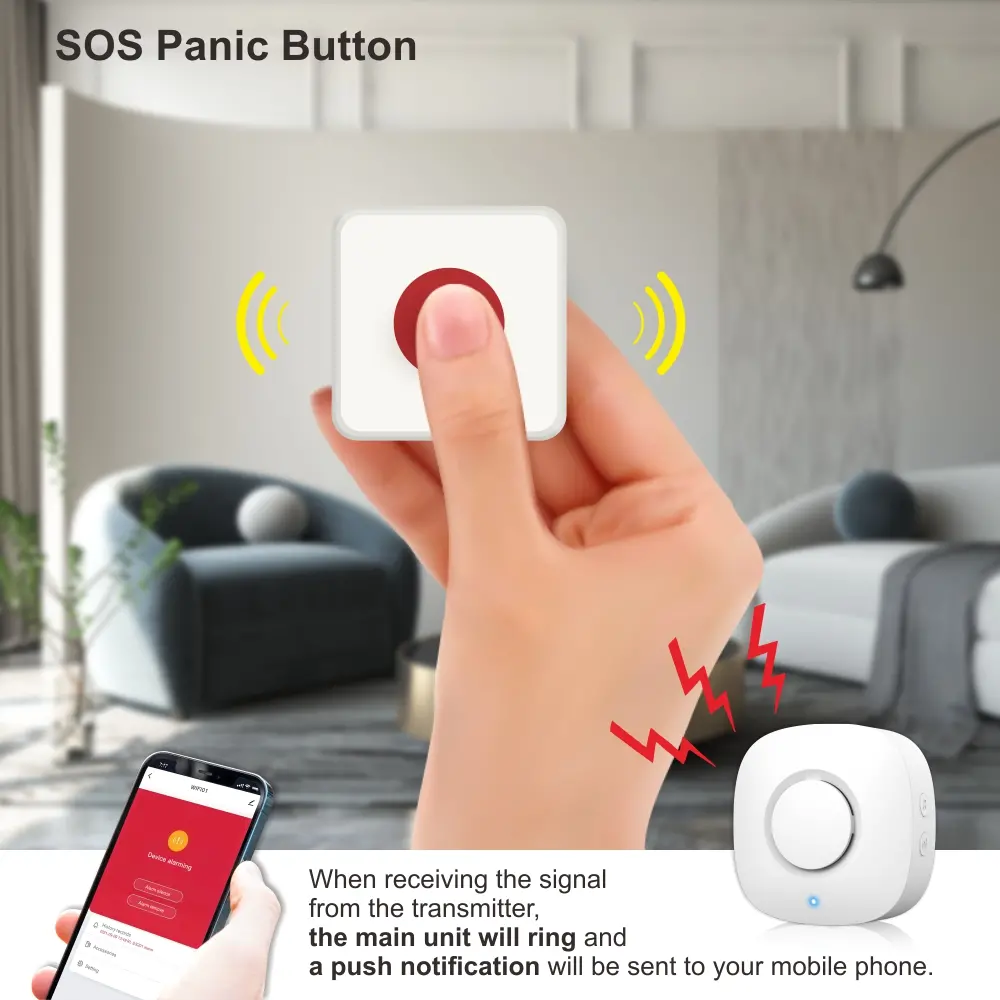 Smart hub,gateway for smart home, RL-WIFI05DC-G3, Tuya smart, 2.4GHz WiFi, automation, push notification, up to 15 RF 433MHz sub devices 10