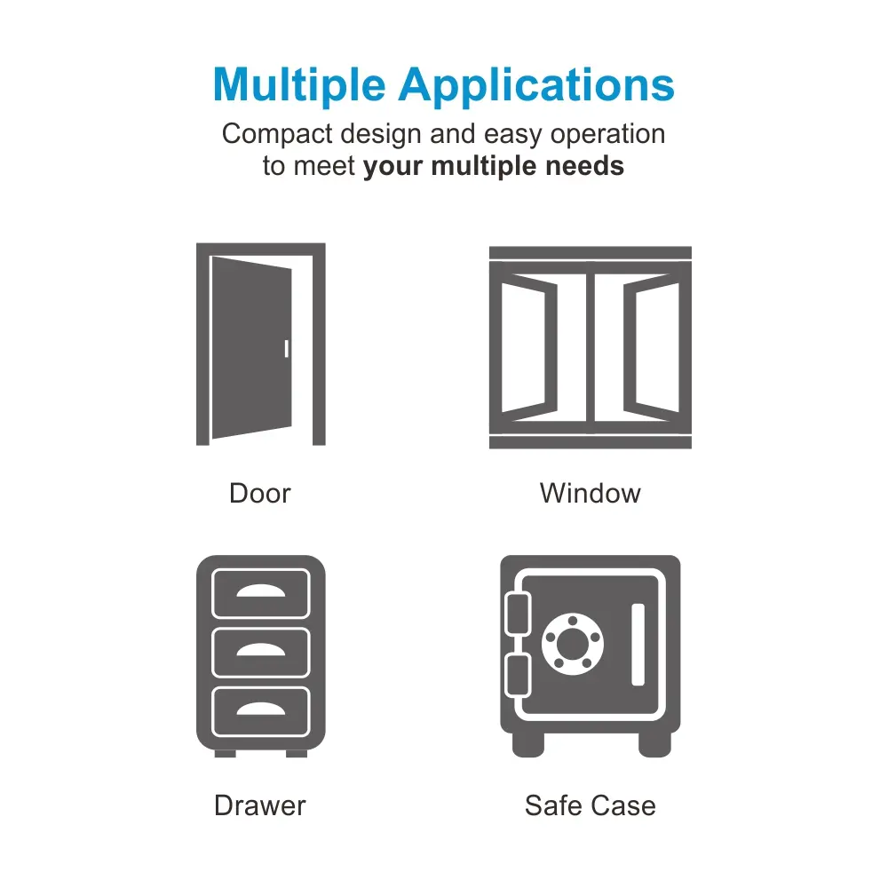 Magnetic sensor for smart home, RL-WD01, Tuya smart, 2.4GHz WiFi, no hub needed, automation, push notification, for doors or windows 5