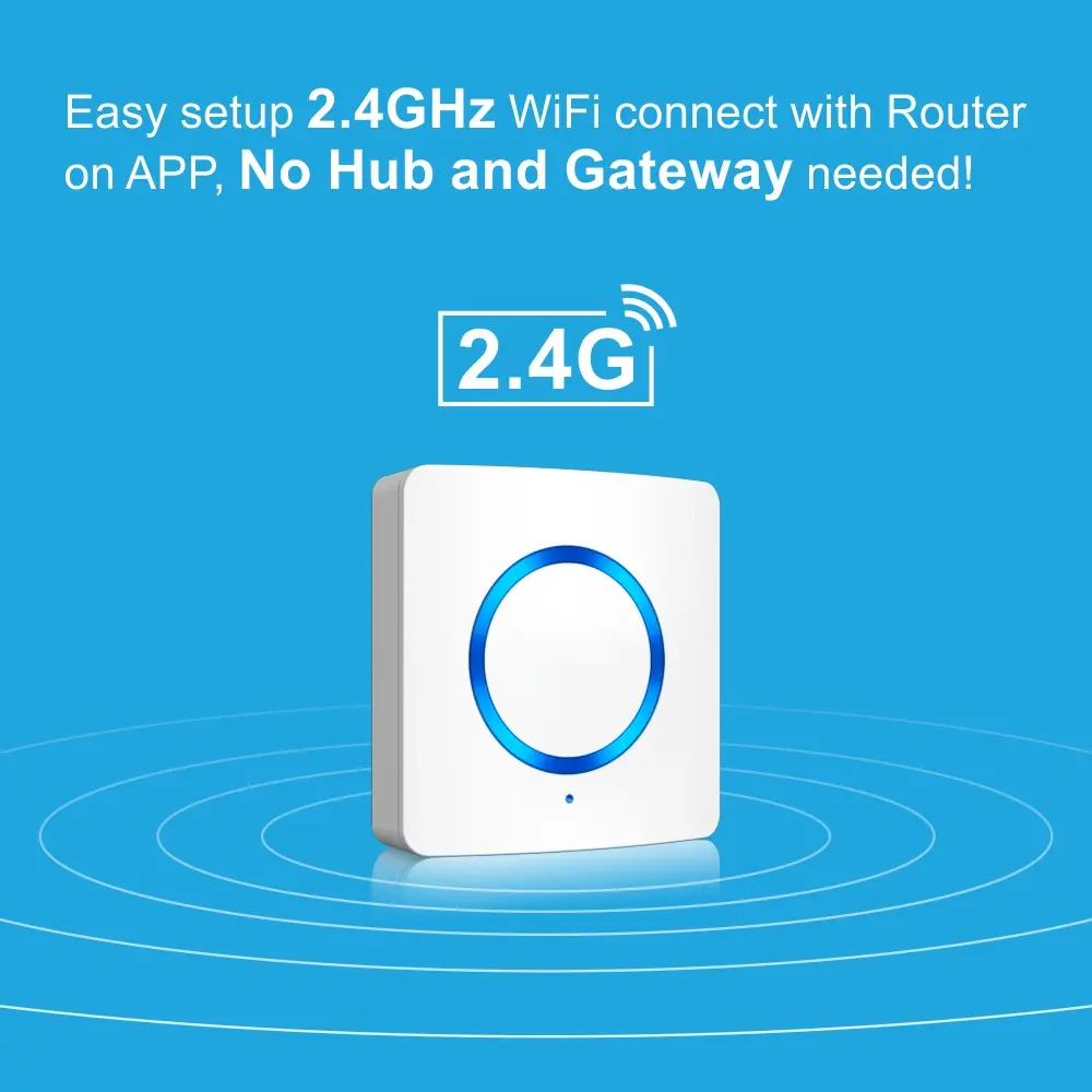 Indoor siren and chime for smart home, RL-WALM01, Tuya smart, 2.4GHz WiFi, 90dB, no hub needed, automation 2