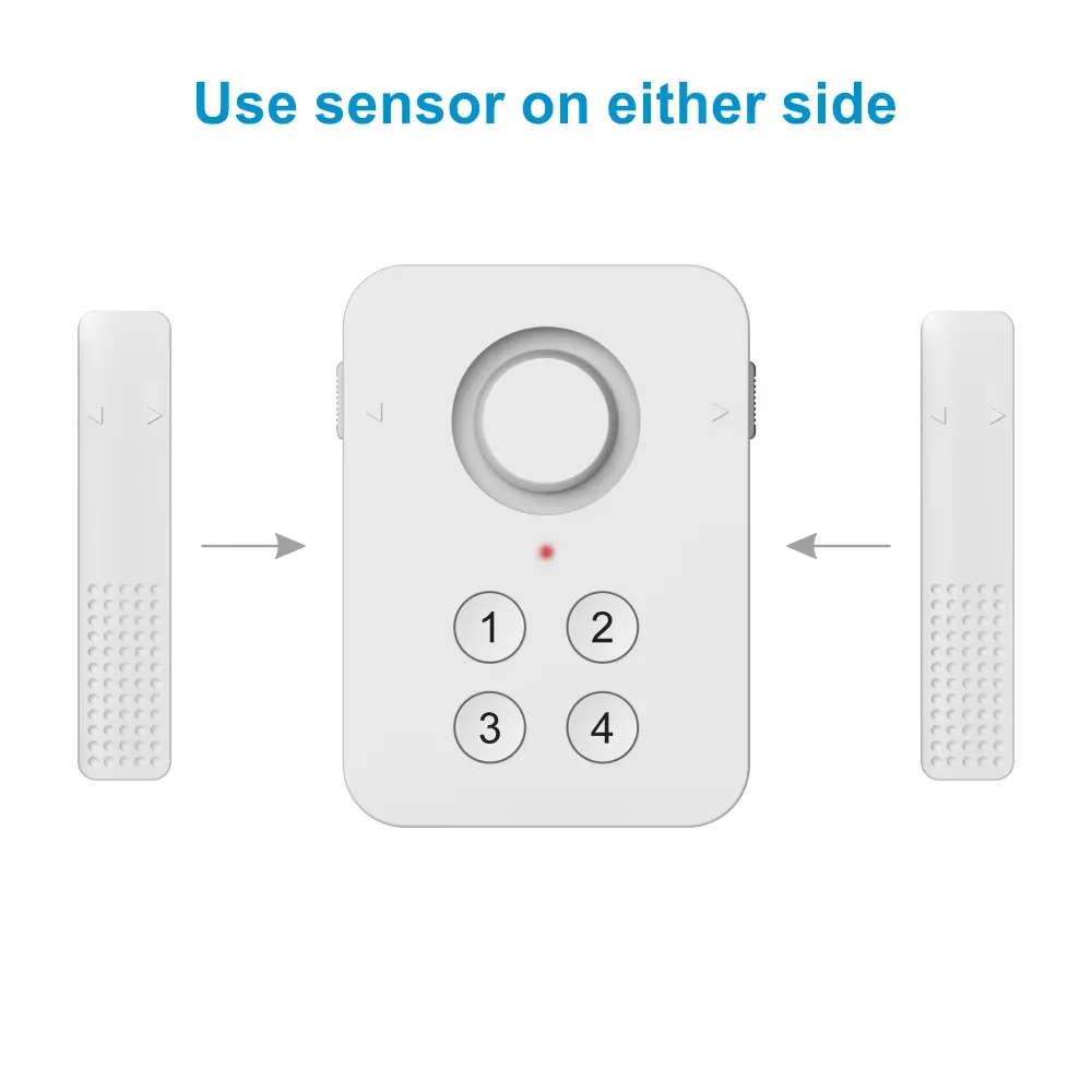 Magnetic door sensor for smart home, RL-WD02, keypad control, 100dB, Tuya smart, 2.4GHz WiFi, no hub needed, automation, push notification 6