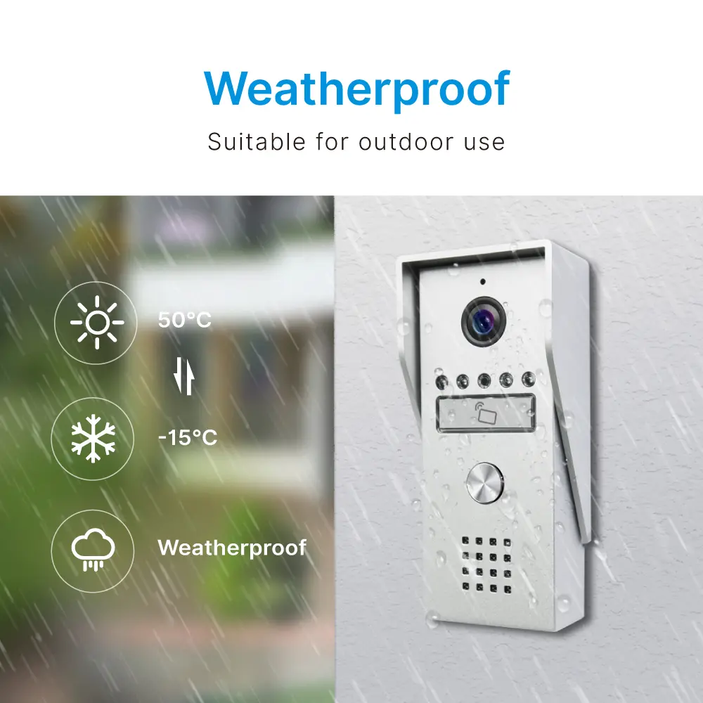  ●Model # RL-H07PAKID-2 ●Tuya remote control from smart phone. ●Easy 4 wires connection, DIY. ●7 inch TFT screen, 800*480 resolution. ●Touch button monitor, white and black colors for option. ●Receive video call and intercom via monitor. _06