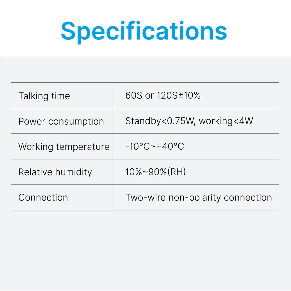 Intercom system, RL-617NV2, analog, two wires, indoor audio phone for villa or buildings, lock release, Do Not Disturb function_09