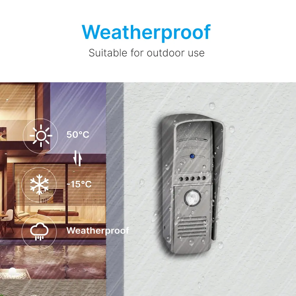 7 inch WIFI AHD Video Doorphone #RL-T07H-WIFI- With TuyaSmart APP- Max. 2 million pixels AHD camera. - Max. 128G TF card - Support motion detection. - Voice message function. _08