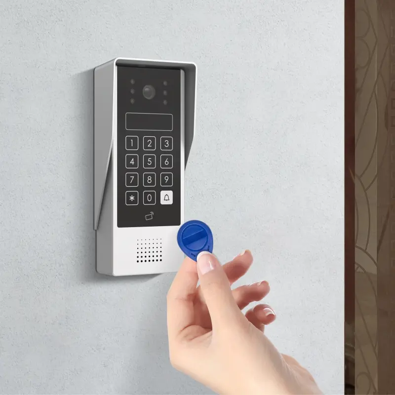 7 inch WIFI AHD Video Intercom System #RL-T07AID-WIFI - With TuyaSmart APP - Max. 2 million pixels AHD camera. - Max. 128G TF card - Support motion detection. - Voice message function. - Intercom between indoor units. - ID card and user code unlocking. 3