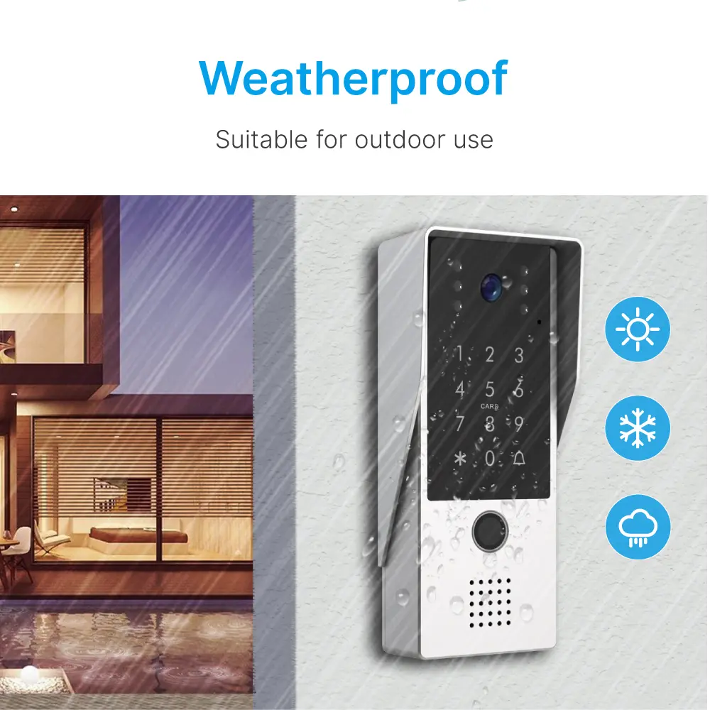 7 inch WIFI AHD Video Intercom System #RL-T07FID-WIFI - With TuyaSmart APP - Max. 2 million pixels AHD camera. - Max. 128G TF card- _09