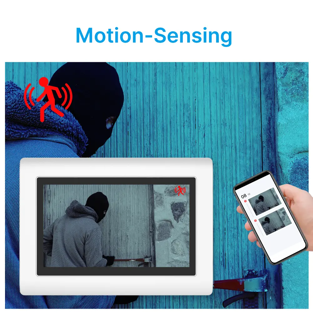 7 inch WIFI AHD Video Intercom System #RL-T07FID-WIFI - With TuyaSmart APP - Max. 2 million pixels AHD camera. - Max. 128G TF card- _08