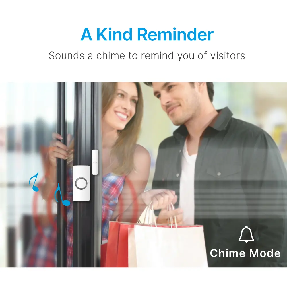 Window & Door Magnetic Alarm #RL-9805L - You can choose Chime or Alarm for the indicator sound.- High alarm volume.- Low power consumption instandby state._04