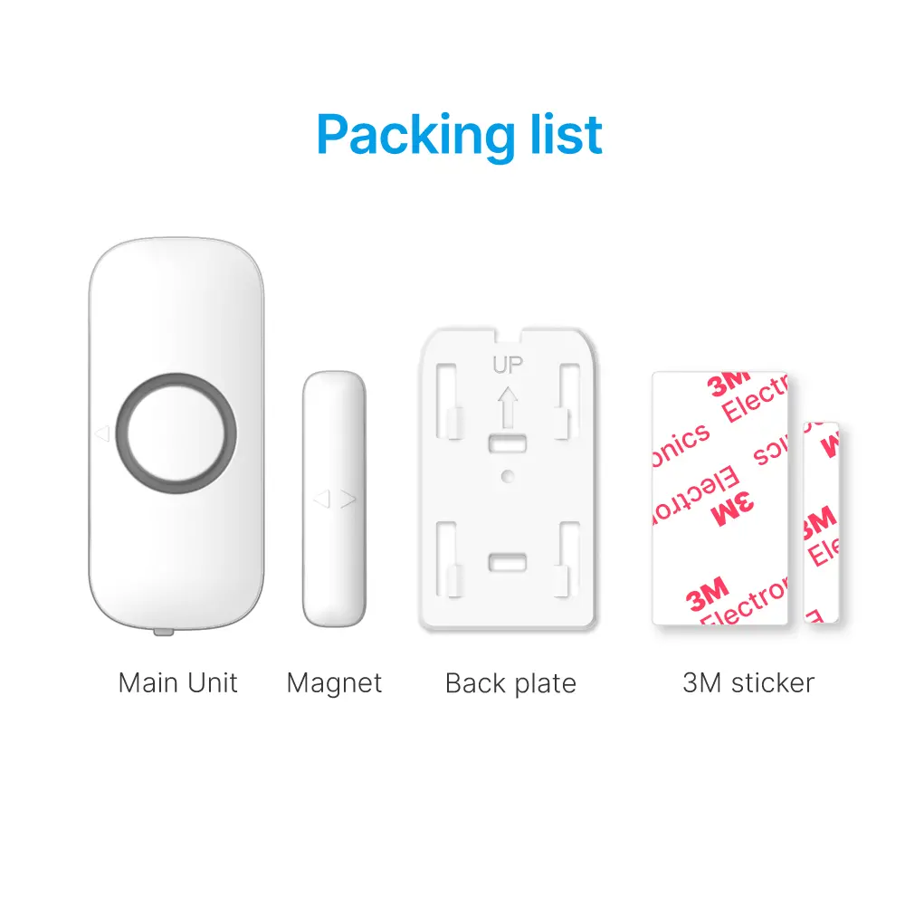 Window & Door Magnetic Alarm #RL-9805M - You can choose Chime or Alarm for the indicator sound.- High alarm volume.- Low power consumption instandby state._09