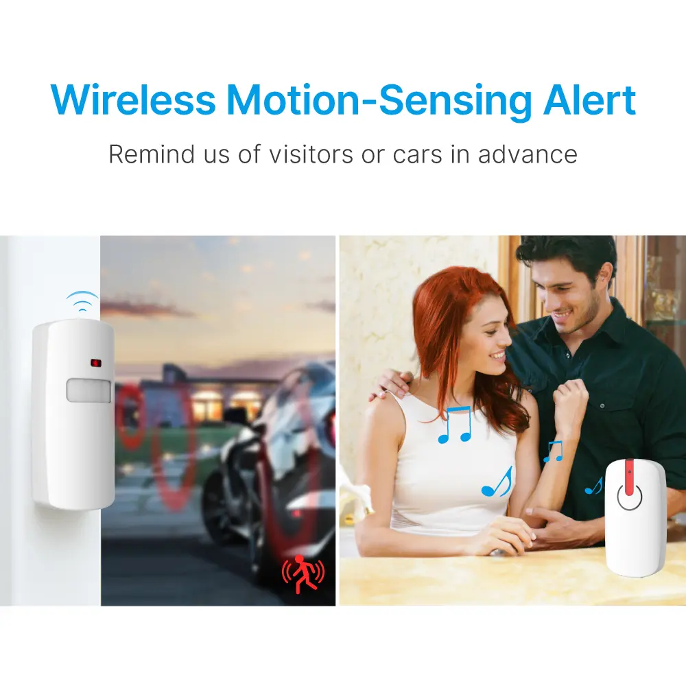 Motion Sensor Alarm#RL-9816C -PIR- High alarm volume.- Low power consumption instandby state._04