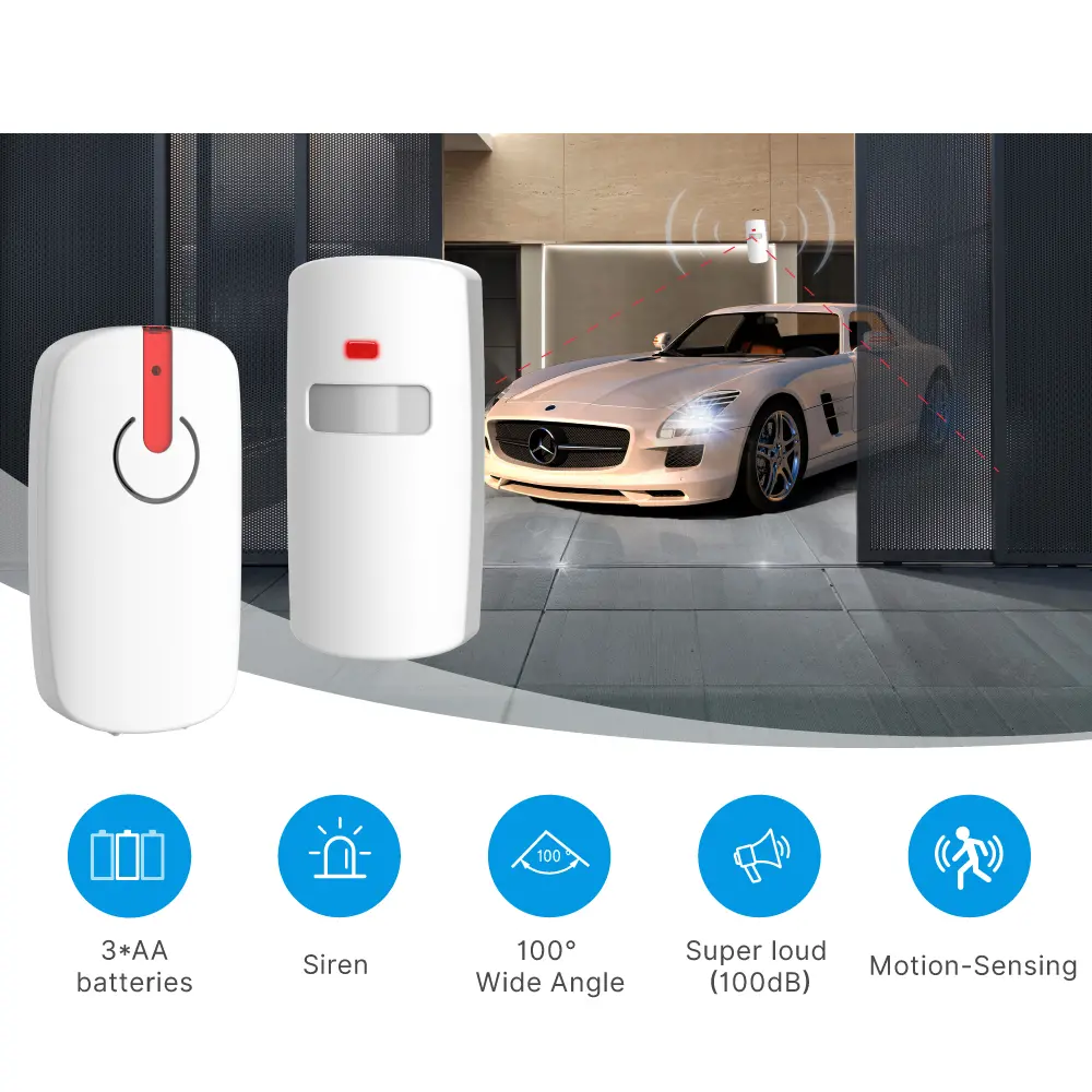 Motion Sensor Alarm#RL-9816C -PIR- High alarm volume.- Low power consumption instandby state._02