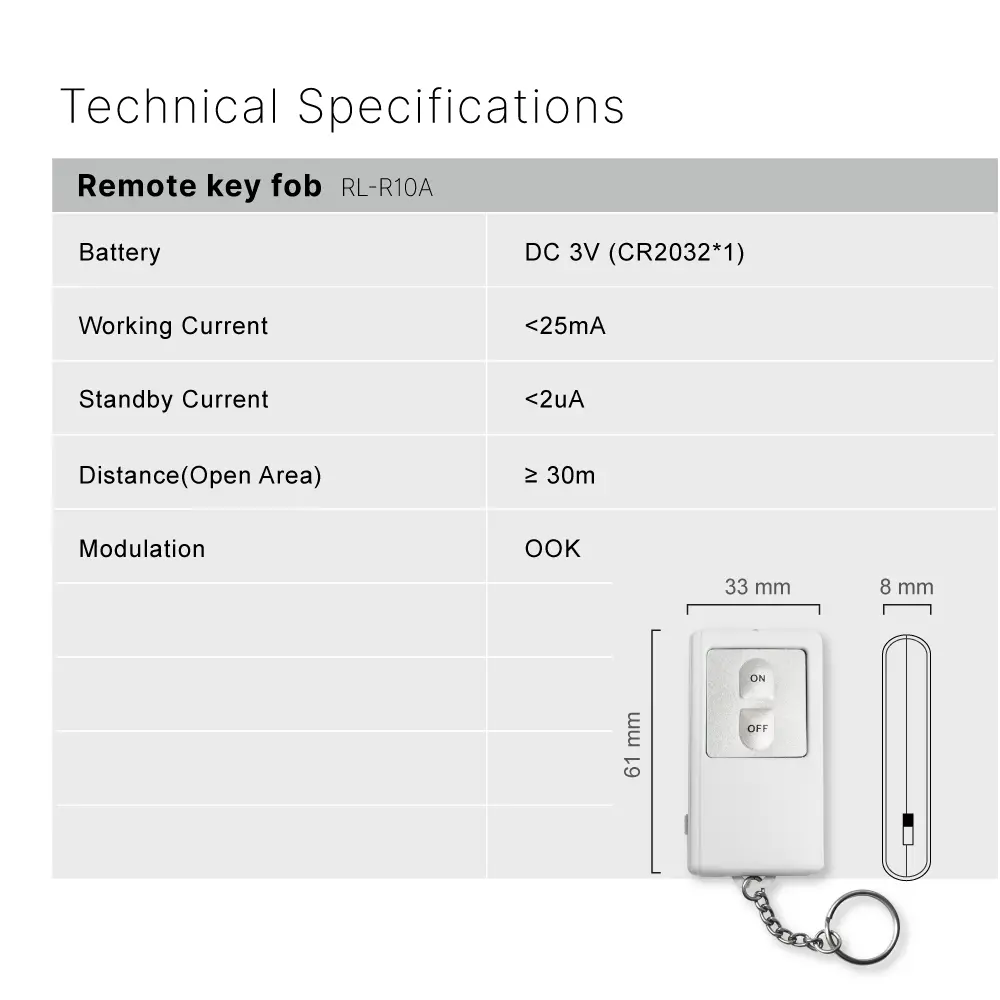 433MHz Wireless Alarm Kit #RL-9830G4 - Super loud (100dB) - 100% Wire-Free - Motion-Sensing - 100&deg; Wide Angle - Remote Control - Do it yourself - Easy to install - Built-in Shock Sensor_10