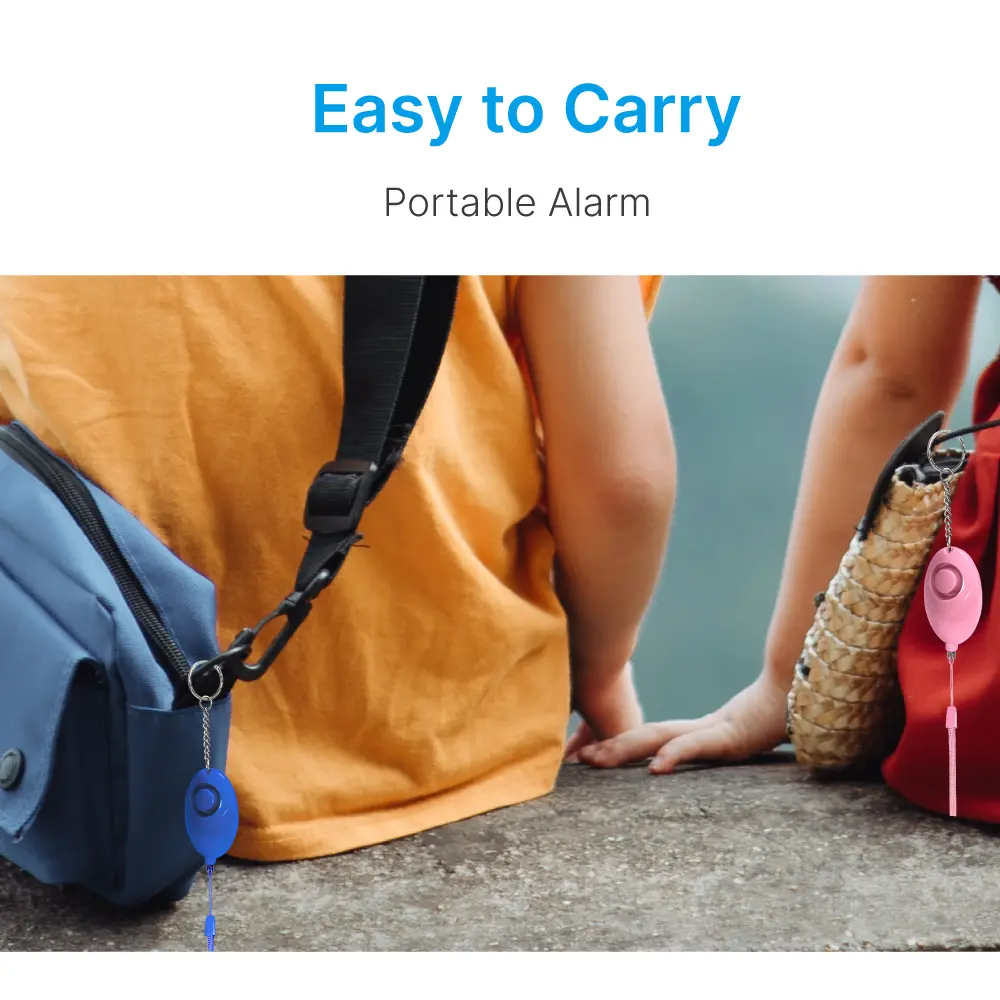 Personal Alarm #RL-9808D - Alarm sounds when metal pin separate from the alarm body - Super loud (120dB) - 3*LR44 batteries_02