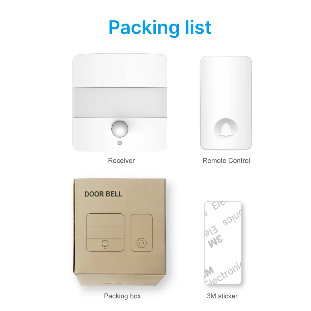 Wireless-doorbell-with-motion-night-light,-RL-3885FP,-Kinetic-Energy-Motion-Sensing-Memory-Function_14