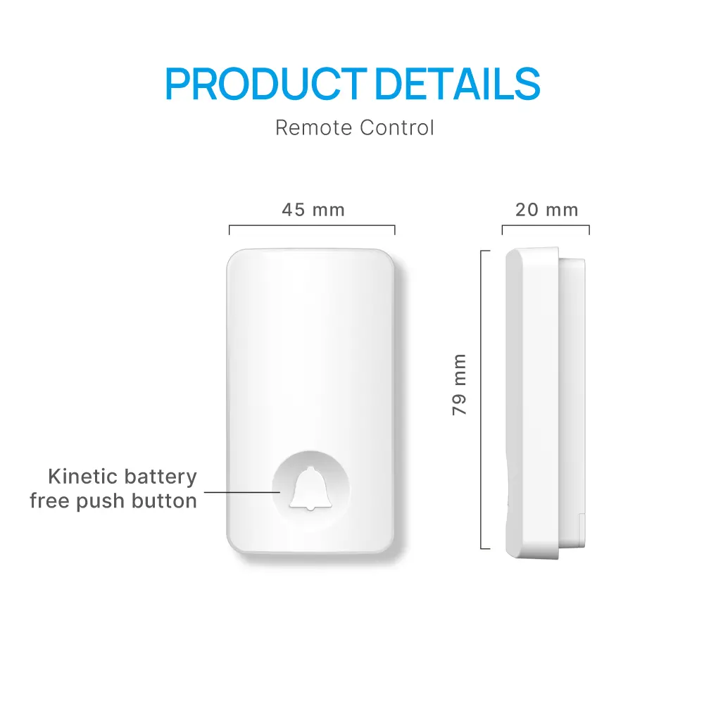 Wireless-doorbell-with-motion-night-light,-RL-3885FP,-Kinetic-Energy-Motion-Sensing-Memory-Function_10