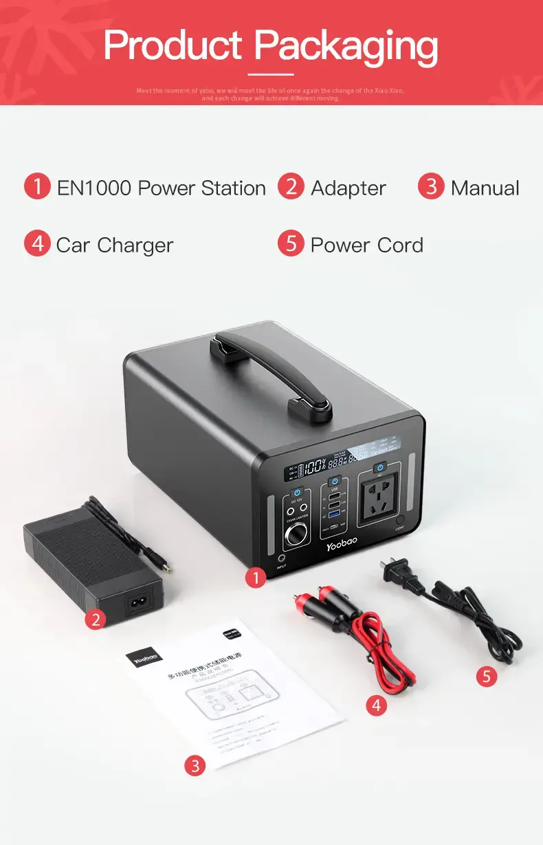 Yoobao En1000 270000mah camping power source