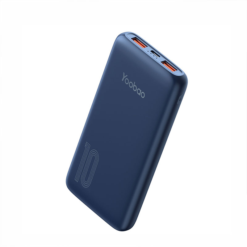 Yoobao 10000mah Large Capacity Slim Power Bank With Dual Output Camping Portable Power Supply