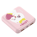 Yoobao M4 Mini Cube 10000mah 2 Input 2 Output Small Size Power Bank Portable Pocket Charger