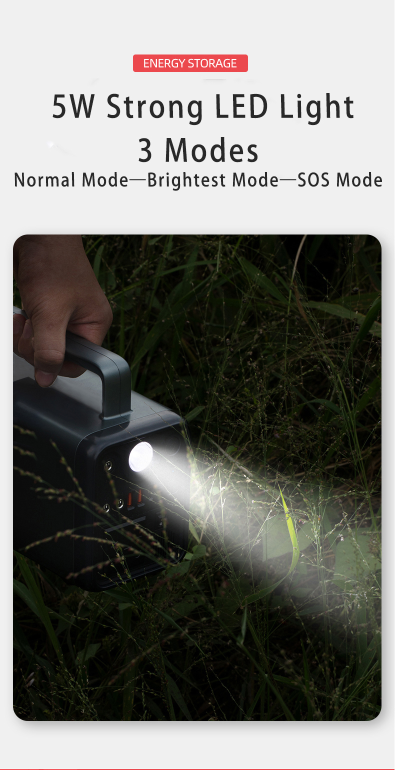 Yoobao En300wlpd 72000mah Portable Outdoor Generator Ac220v Pd65w Quick Charge Power Banks Led Flashlight Portable Power Station