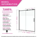 TAMPA Shower Door