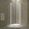 Framed Aluminum Double Sliding Corner Curved Shower Enclousre CT2142