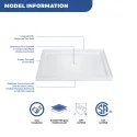 Shower Base ABCS3632C/R2
