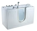 1524x805x995mm Multifunction Air + Hydro Massage Jetting Two Seat Acrylic Walk In Tub G-308