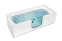 1828.8x813x530mm Multifunction Lay Down Inward-swing Door Acrylic Walk In Tub B8080