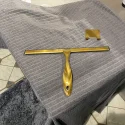 Stainless Steel Satin Gold Shower Squeegee