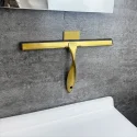Stainless Steel Satin Gold Shower Squeegee