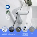Chrome Stainless Steel Single Hole Faucet