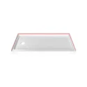 Best Reviewed Bathroom Durable Left Drain Shower Tray Antislip Single Threshold Acrylic Shower Pan