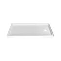 Hot Selling Bathroom Corner Anti-Slip White Acrylic Shower Pan Shower Room Rectangle Shower Base Tray