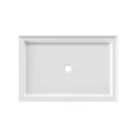 Factory Price Rectangle White Acrylic Surface Walk In Shower Floor Base Centre Quick Drain Shower Tray