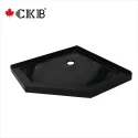 CKB 2 Years Warranty 36x36x3.5 Inch Bathroom Double Threshold With Antislip White Acrylic Shower Tray