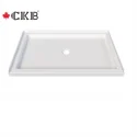 Best Selling Easy Installation Acrylic Center Drain Shower Pan Bathroom Corner Rectangular Shower Tray