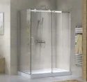 Professional Manufacturer Bath Room Shower Glass Sliding Door Shower Cabin Corner Frameless Shower Room