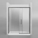 Ready Made Tempered Glass Shower Partition Sliding Door Bathroom Aluminium Walk In Shower Doors