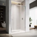 High Quality 6mm 8mm Framed Shower Glass Partition Bathroom Single Sliding Tempered Glass Shower Door