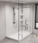 Hot Sale Shower Enclosure Backboard Smc Shower Wall Panel Hotel Waterproof Shower Surrounds