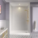 Wholesale Bathroom Waterproof Shower Surround White Smc Shower Wall Panel for Shower Enclosure Bathtub
