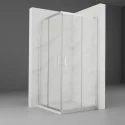 Bathroom Free Standing Shower Enclosure Hotel Tempered Glass Square Double Sliding Door Shower Cubicle